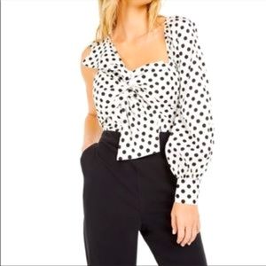 Becca X Bar lll polka dot romper size 0 NWT